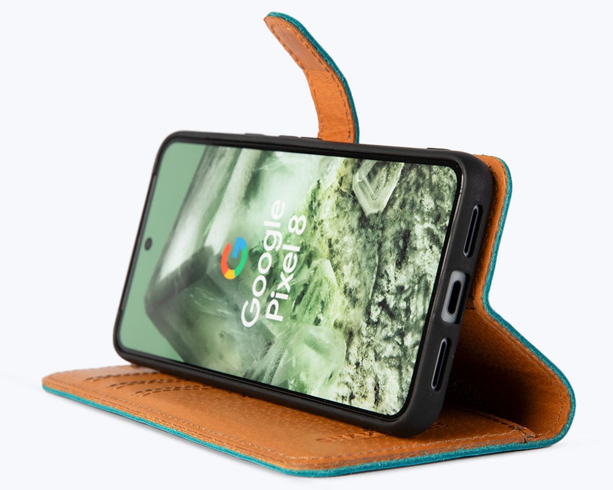 Google Pixel 8 Vintage Leather Wallet - Snakehive UK