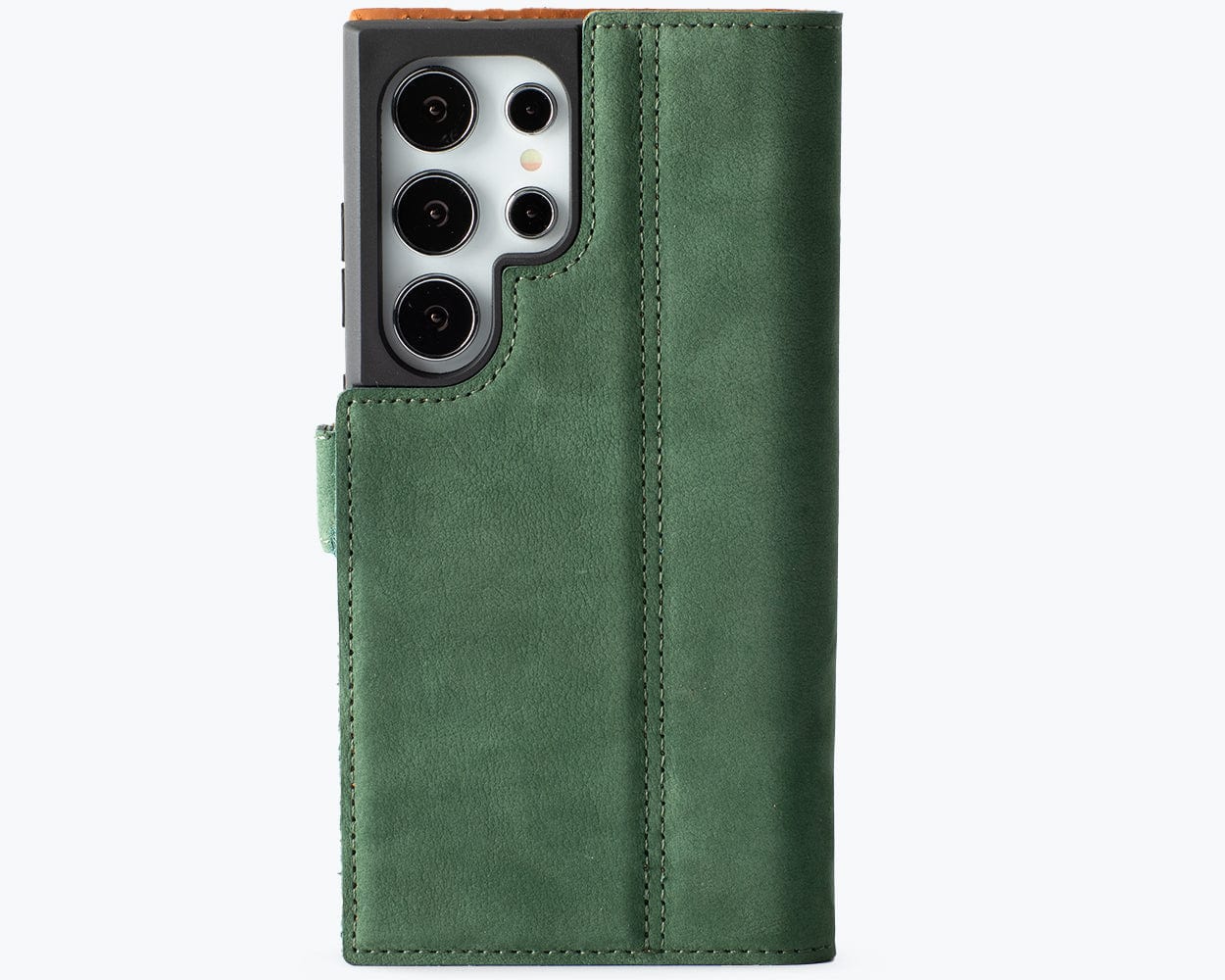 Samsung Galaxy S24 Ultra Vintage Leather Wallet Side Clasp - Snakehive UK