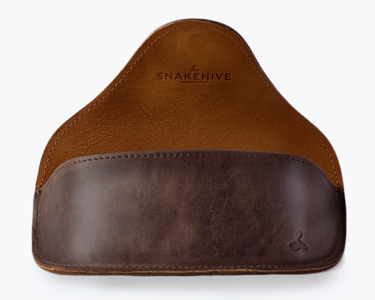 Vintage Leather Glasses Case - Snakehive UK