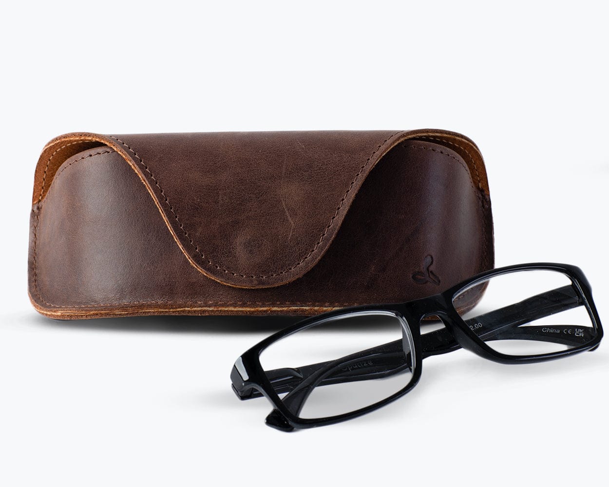 Vintage Leather Glasses Case - Snakehive UK