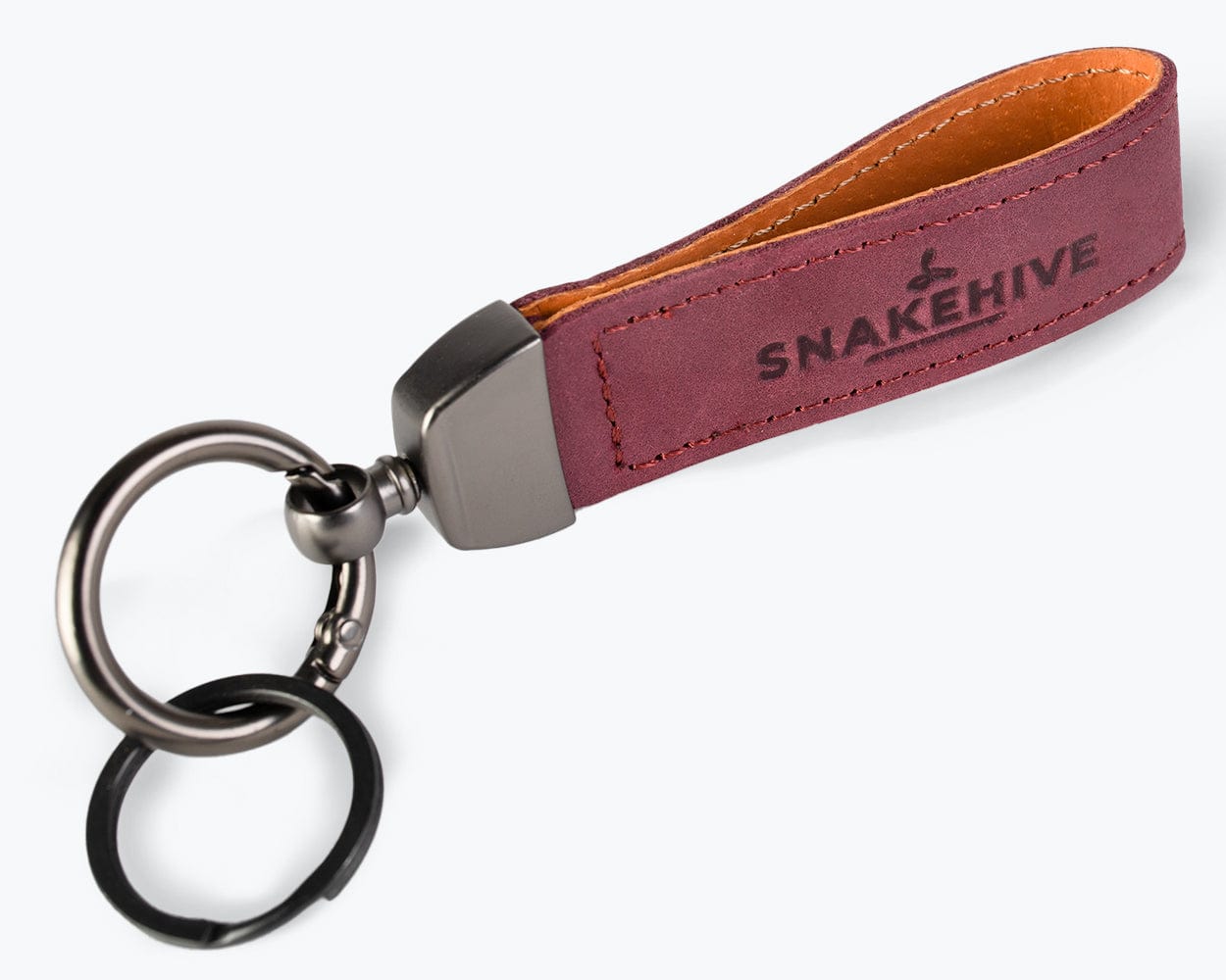 Vintage Leather Key Loop - Snakehive UK