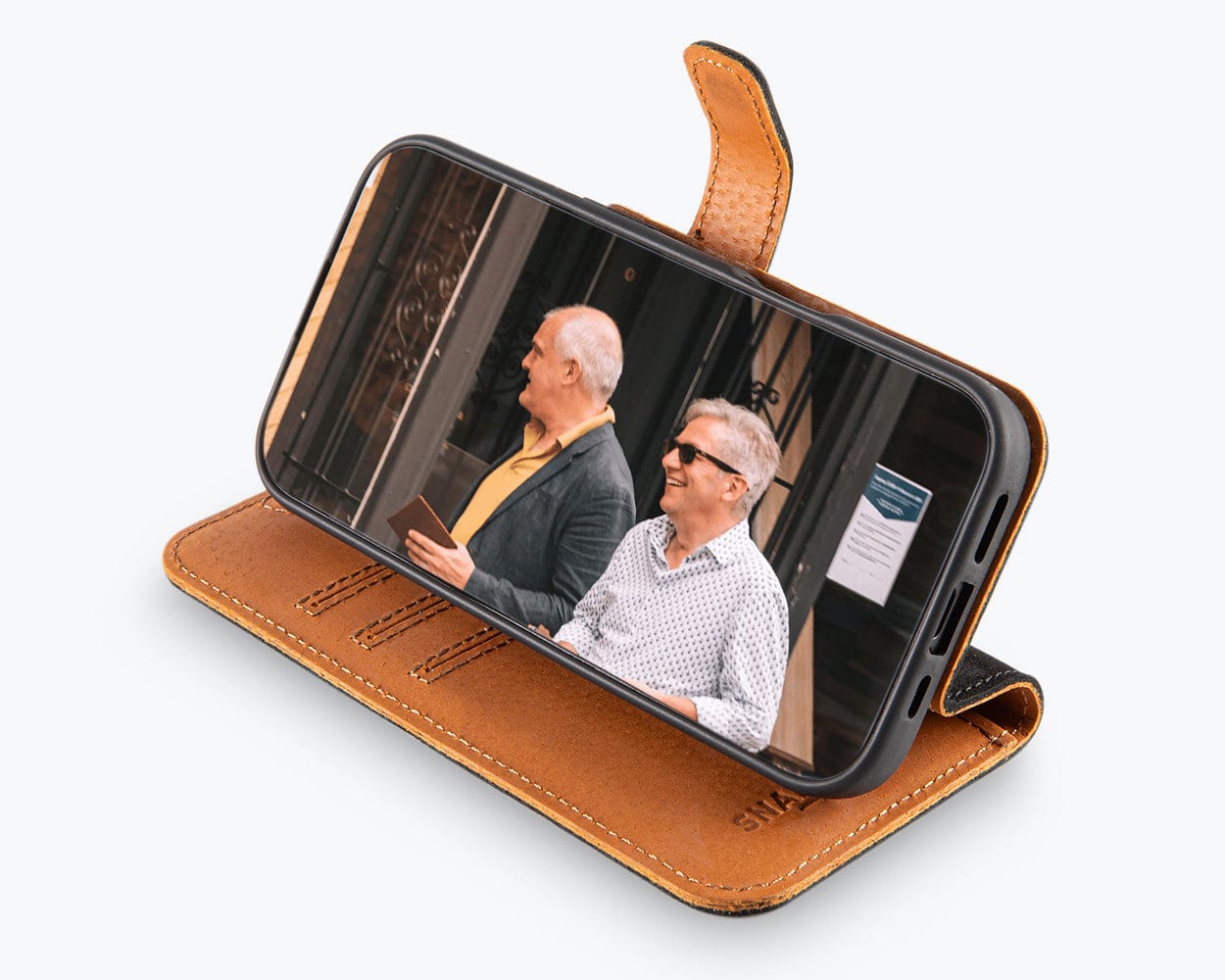 Apple iPhone 17 - Vintage Leather Wallet Phone Case