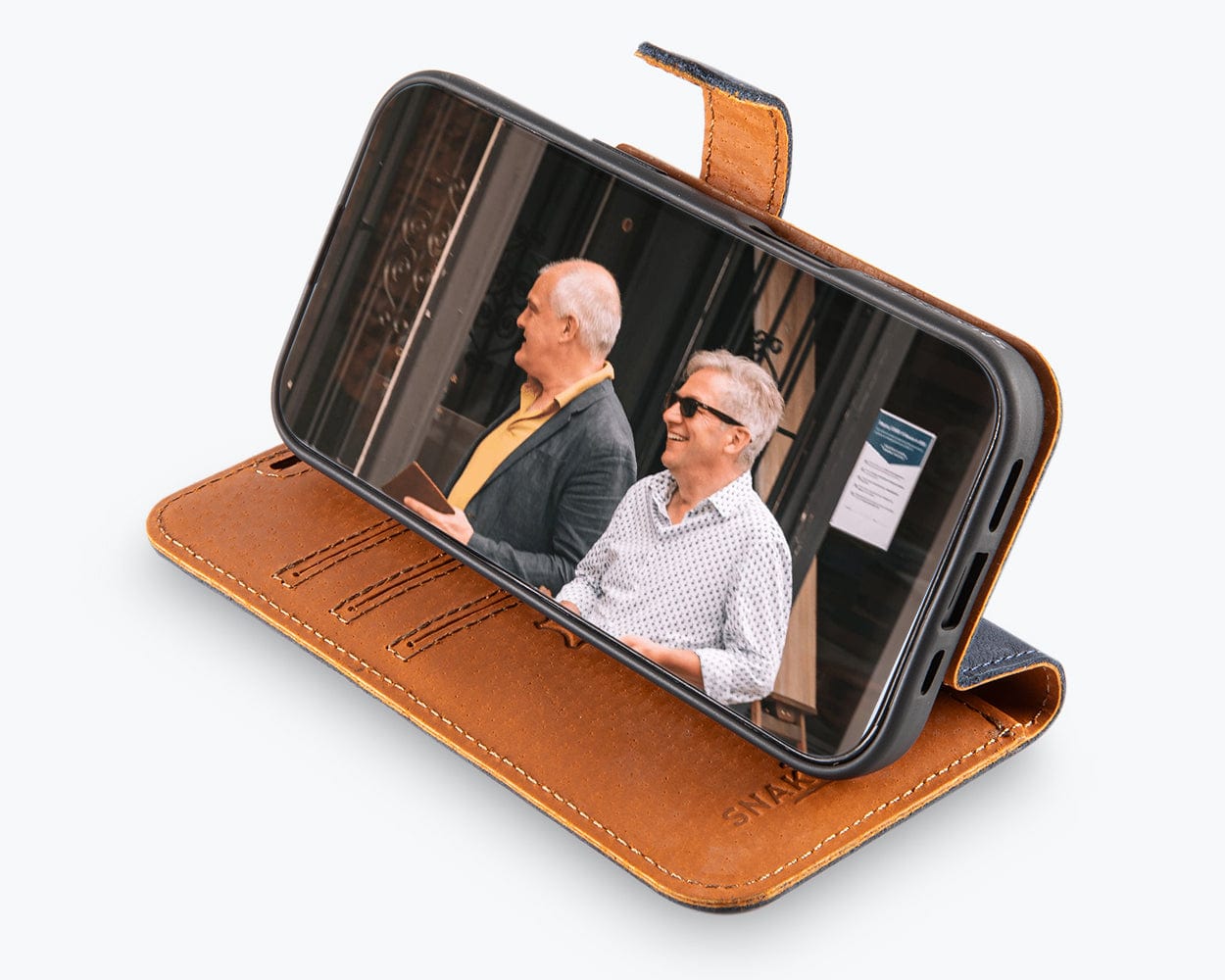 Apple iPhone 17 - Vintage Leather Wallet Phone Case