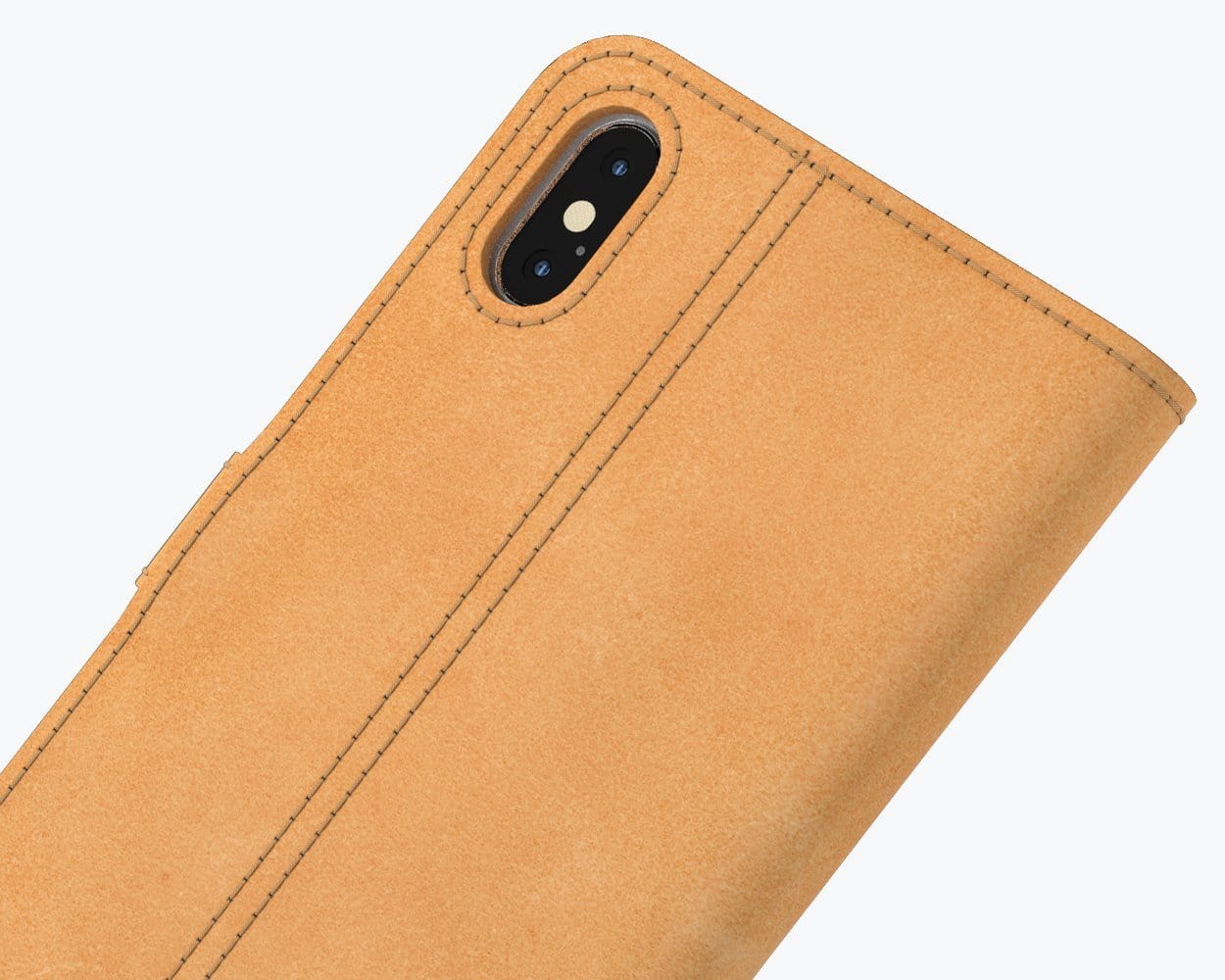 Apple iPhone XS Max - Vintage Leather Wallet (Almost Perfect) Honey Gold Apple iPhone XS Max - Snakehive UK