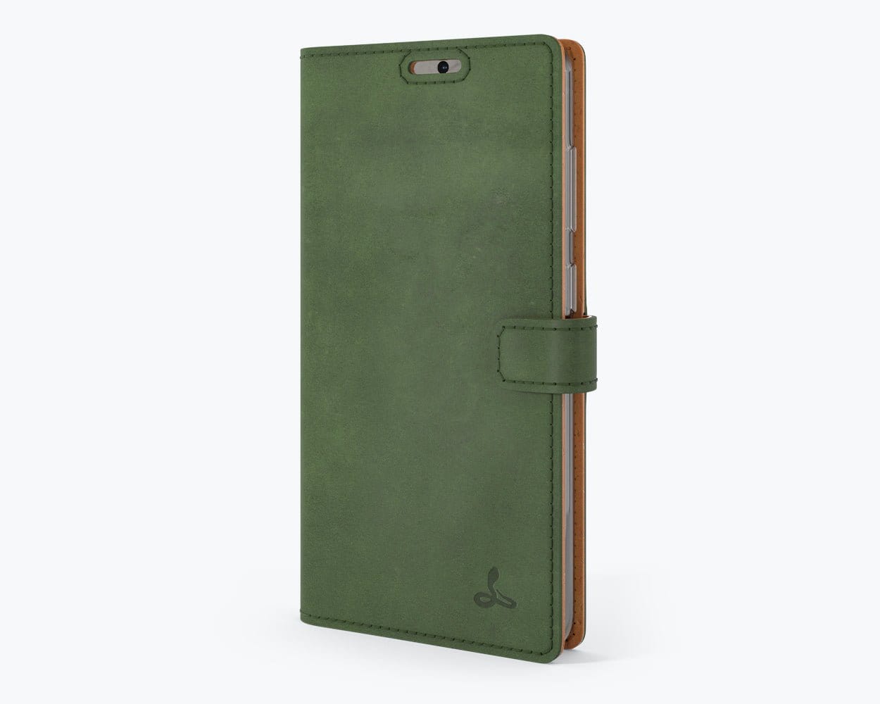 Samsung Galaxy S20 - Vintage Leather Wallet (Almost Perfect) Bottle Green Samsung Galaxy S20 - Snakehive UK