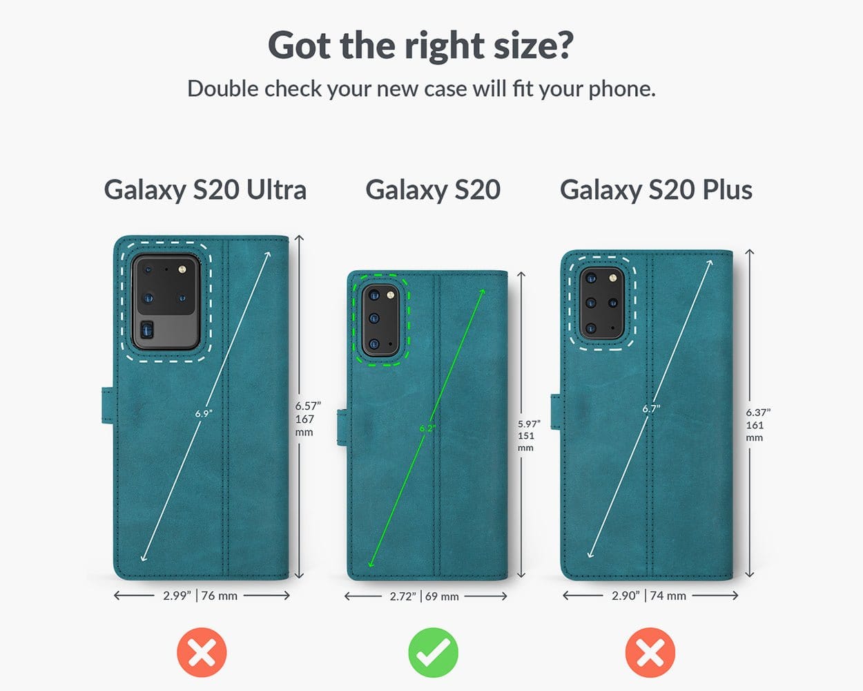 Samsung Galaxy S20 - Vintage Leather Wallet (Almost Perfect) Teal Samsung Galaxy S20 - Snakehive UK