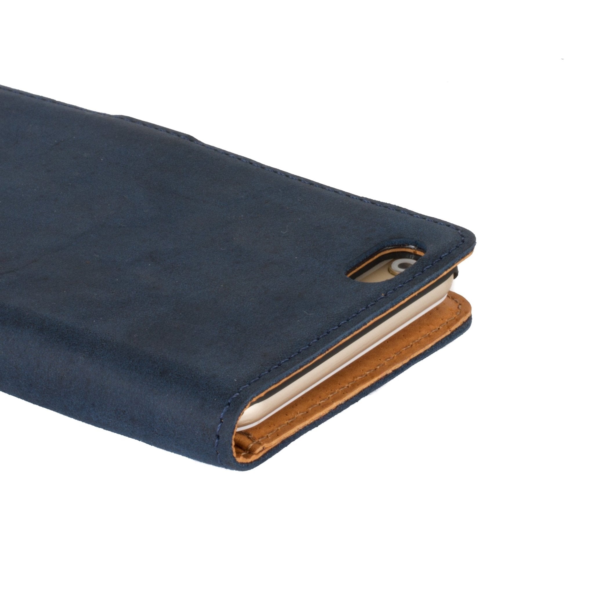 Vintage Leather Wallet - Apple iPhone 6/6S Plus Black Apple iPhone 6 Plus - Snakehive UK