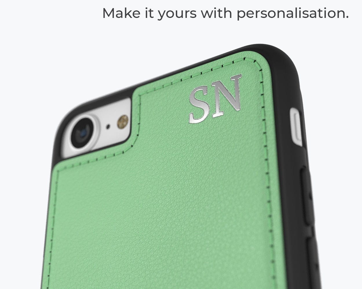 Apple iPhone SE 2022 / 2020 / 8 / 7 - Metro Leather Case Pebble Grey - Snakehive UK