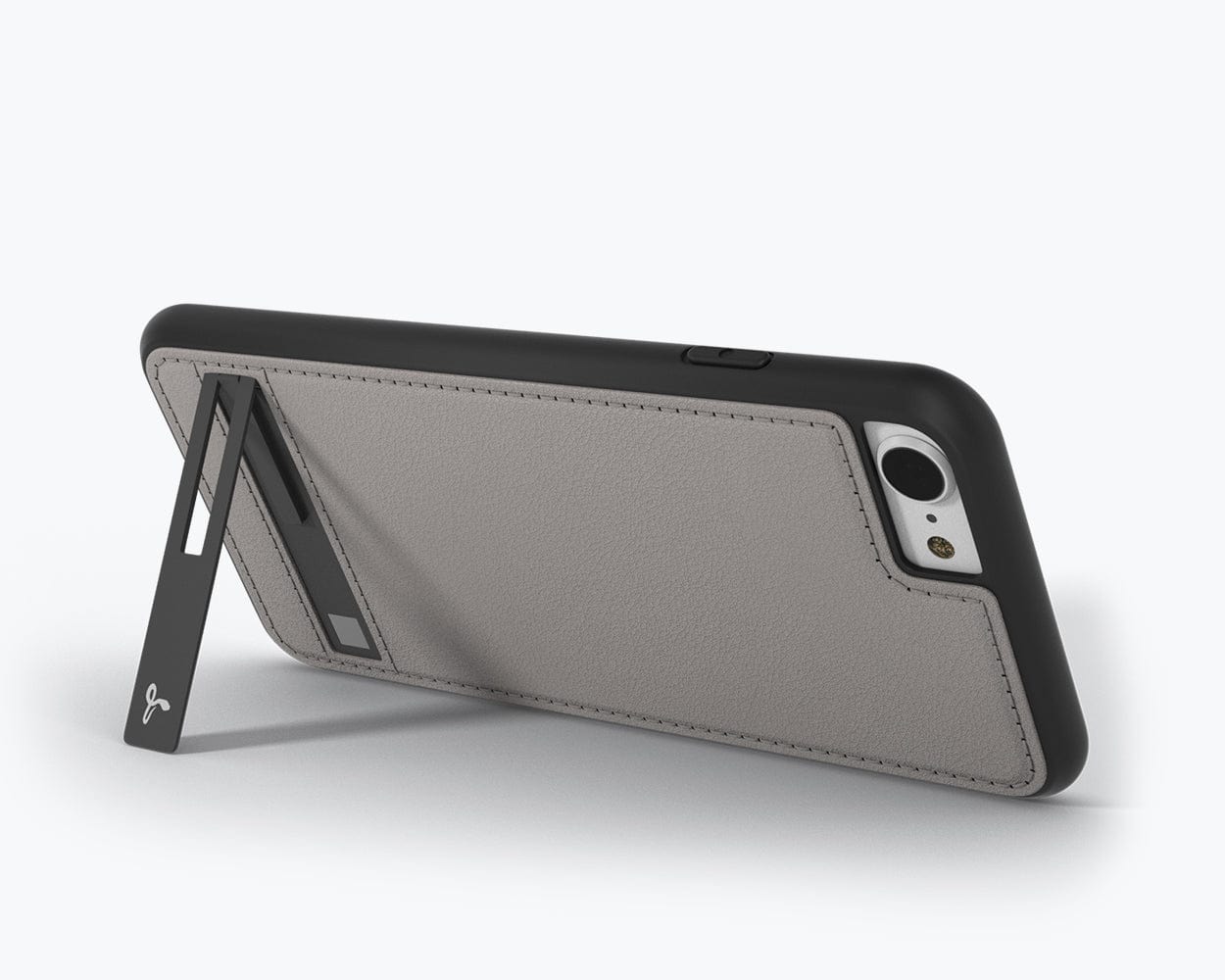 Apple iPhone SE 2022 / 2020 / 8 / 7 - Metro Leather Case Pebble Grey - Snakehive UK