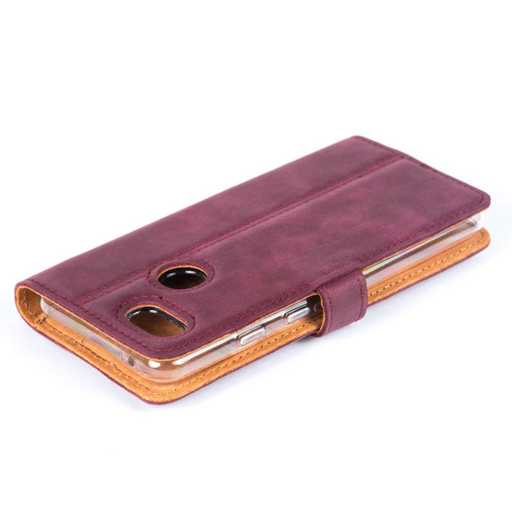 Vintage Leather Wallet - Google Pixel 3 XL Honey Gold Google Pixel 3XL - Snakehive UK