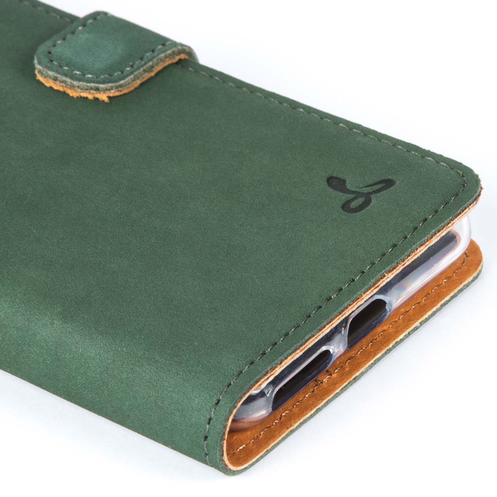 Vintage Leather Wallet - Google Pixel 3 XL Honey Gold Google Pixel 3XL - Snakehive UK