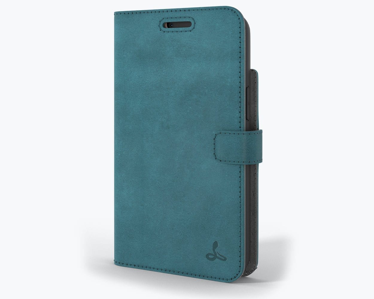 Apple iPhone 13 Pro - Vintage Leather Wallet Teal Apple iPhone 13 Pro - Snakehive UK