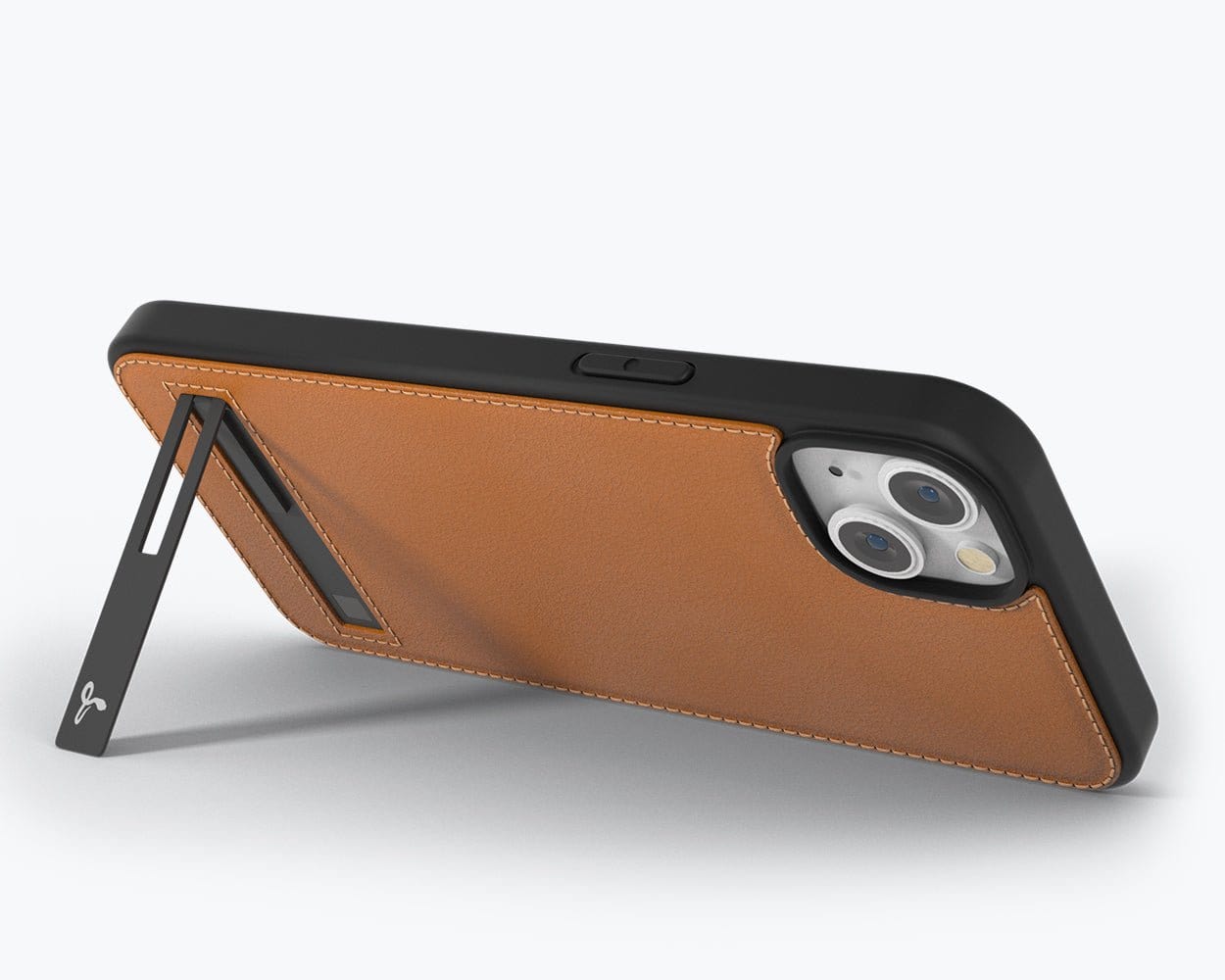 Apple iPhone 14 - Metro Leather Case Pebble Grey Apple iPhone 14 - Snakehive UK