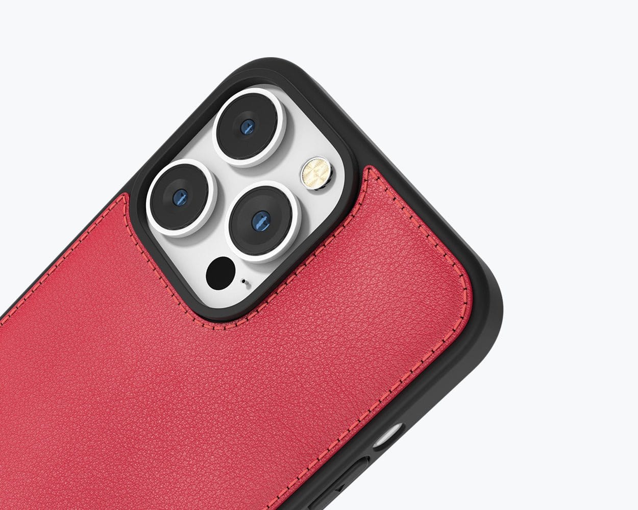 Apple iPhone 14 Pro Max - Metro Leather Case Poppy Red Apple iPhone 14 Pro Max - Snakehive UK