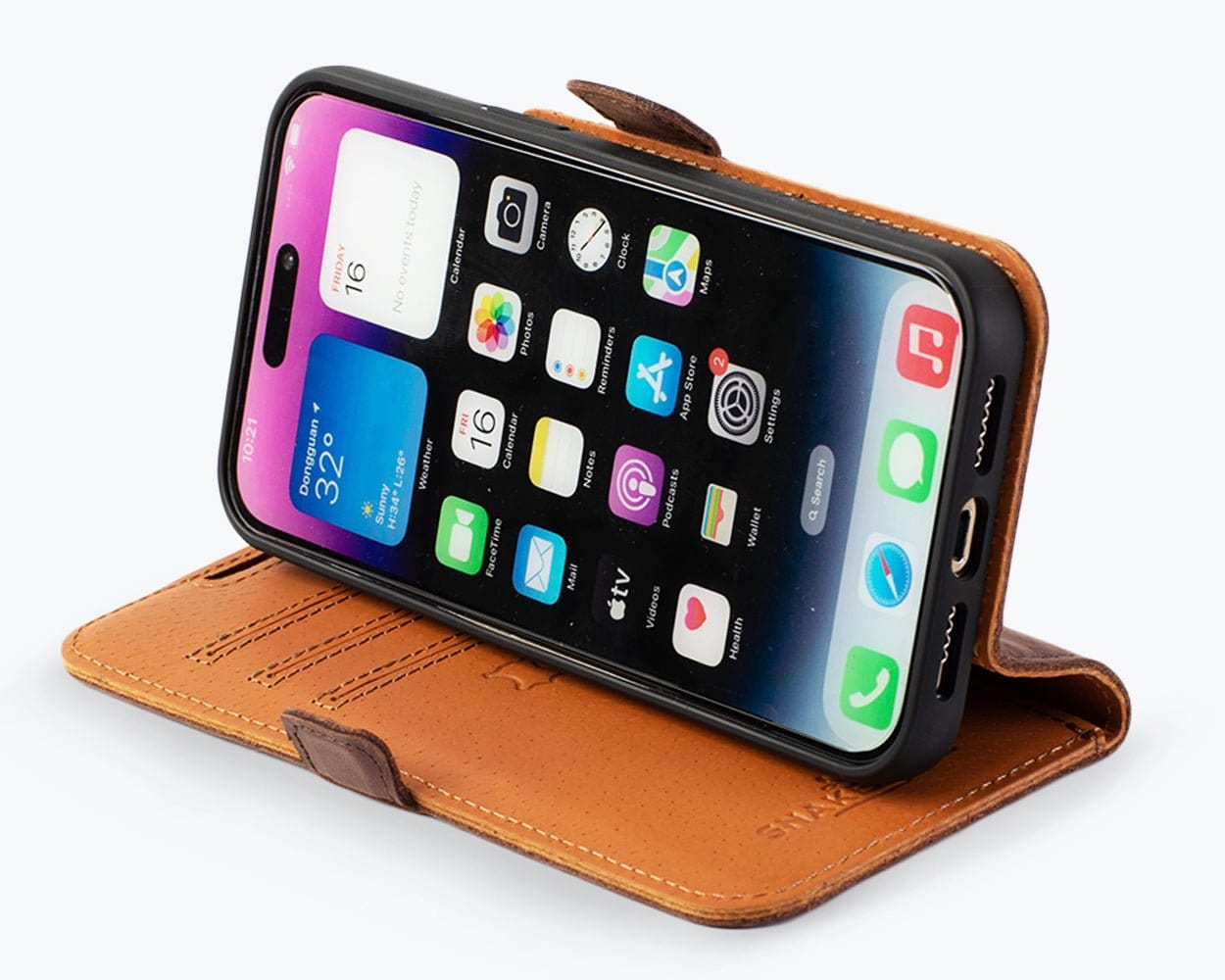 Apple iPhone 14 Pro Max - Vintage Leather Wallet (Side Clasp) Teal Apple iPhone 14 Pro Max - Snakehive UK