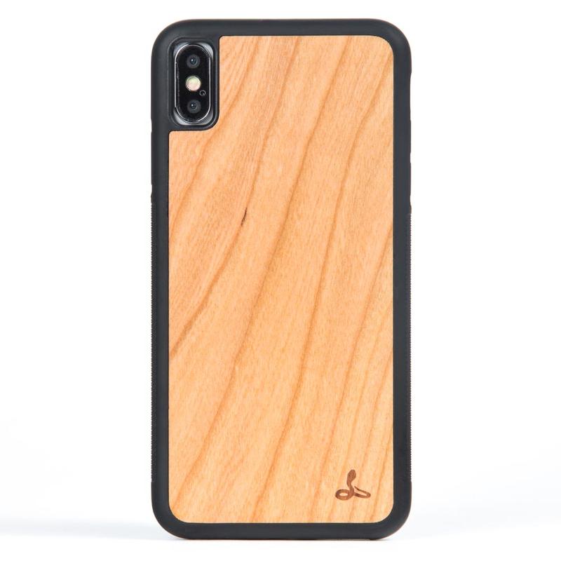 Wilderness Wood Back Bumper Case - Apple iPhone X/XS Walnut Apple iPhone X/XS - Snakehive UK