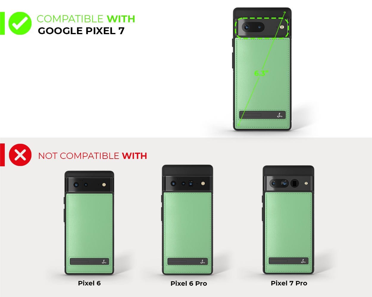 Google Pixel 7 - Metro Leather Case Jet Black - Snakehive UK