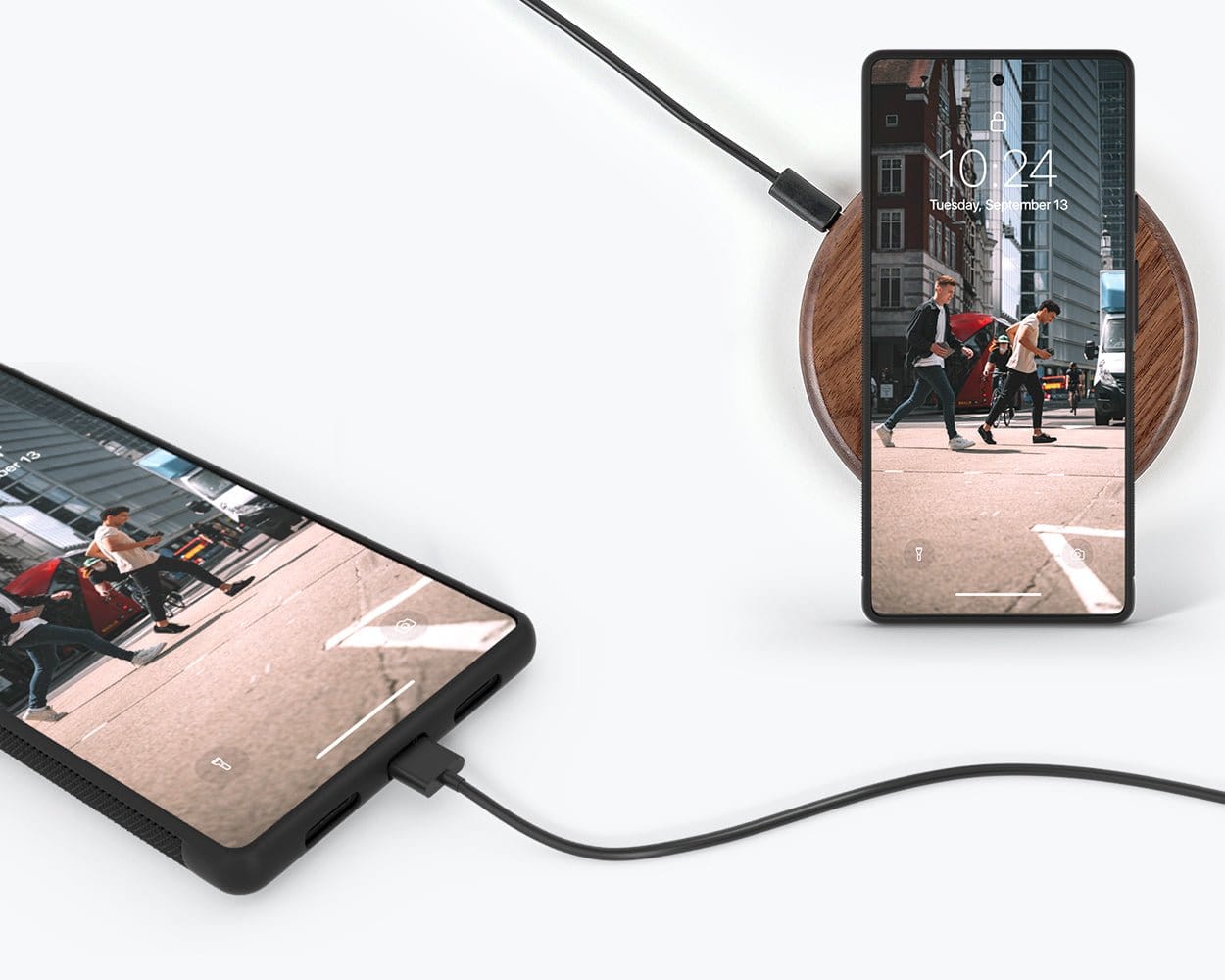 Google Pixel 7 - Metro Leather Case Jet Black - Snakehive UK