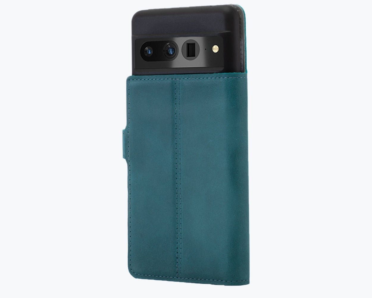 Google Pixel 7 - Vintage Leather Wallet Teal Google Pixel 7 - Snakehive UK