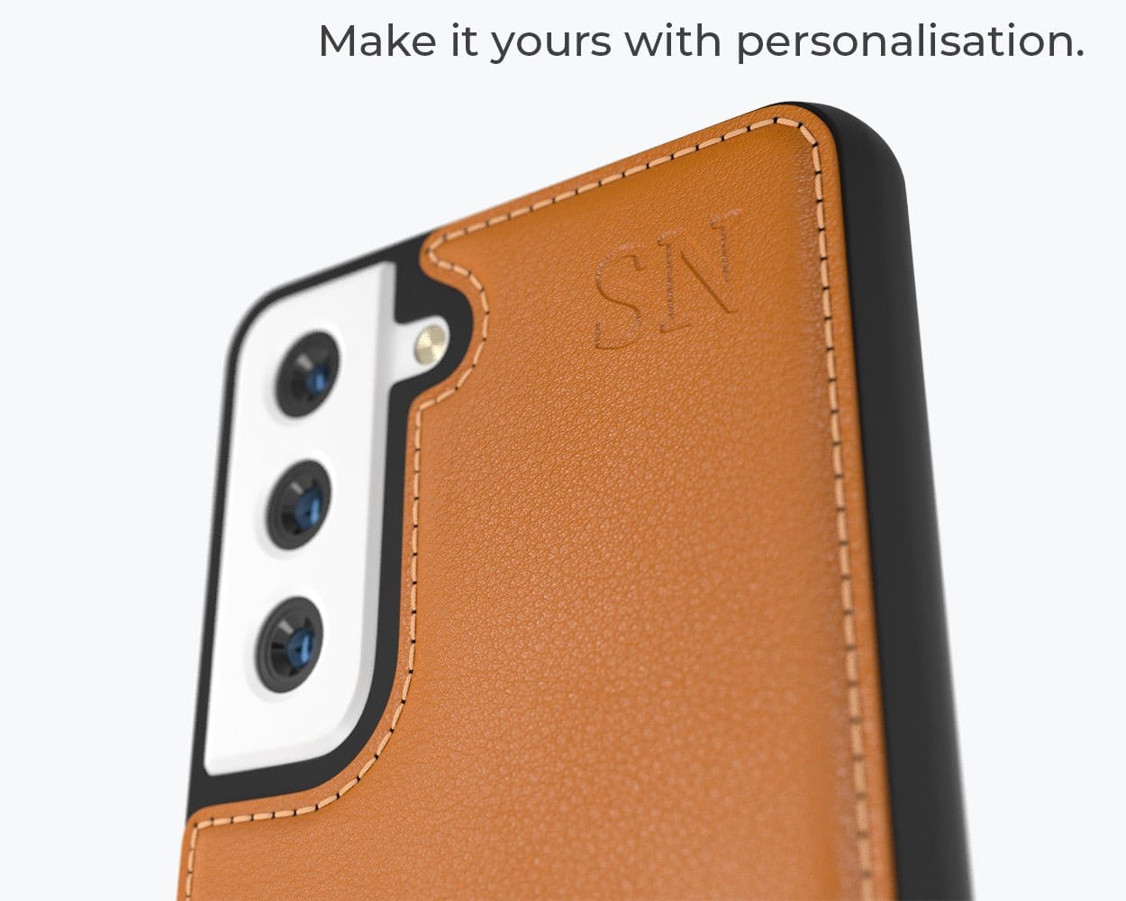 Samsung Galaxy S21 FE - Metro Leather Case Pebble Grey Samsung Galaxy S21FE - Snakehive UK