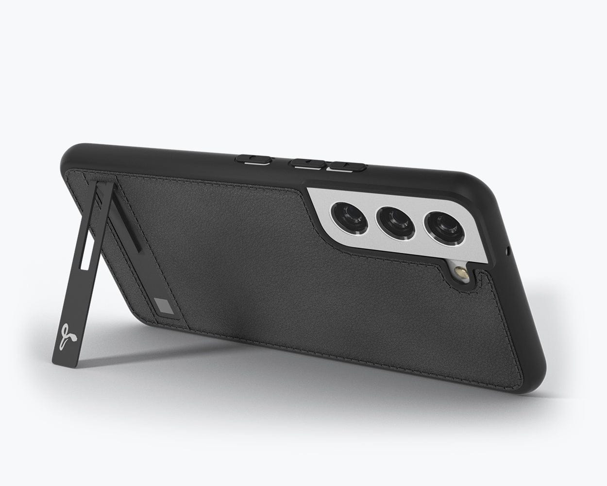 Samsung Galaxy S22 - Metro Leather Case Pebble Grey Samsung Galaxy S22 - Snakehive UK