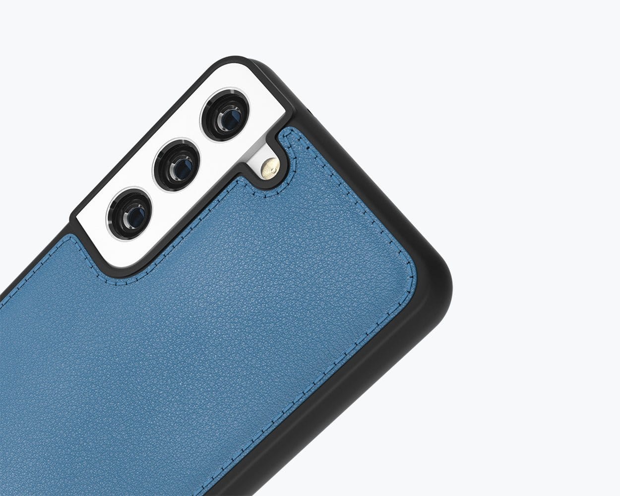 Samsung Galaxy S22 - Metro Leather Case Pebble Grey Samsung Galaxy S22 - Snakehive UK