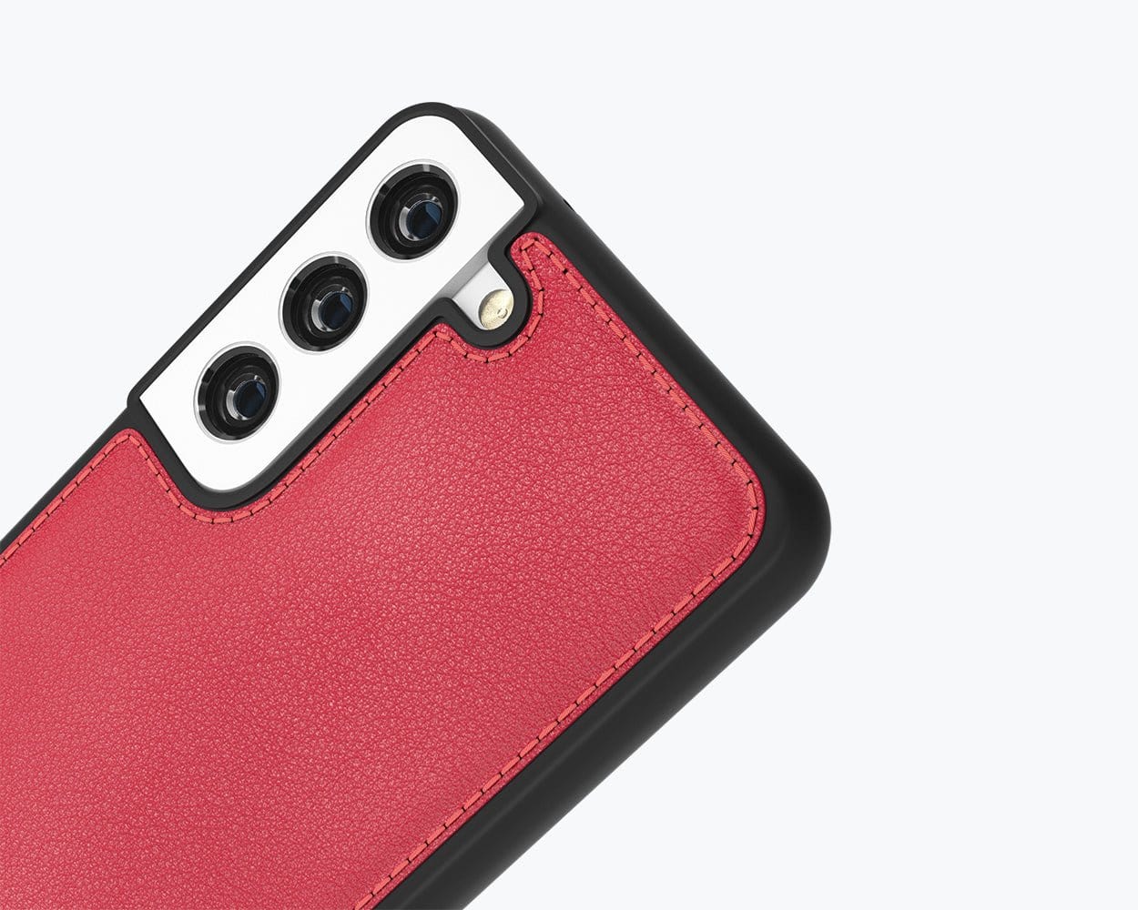 Samsung Galaxy S22 - Metro Leather Case Pebble Grey Samsung Galaxy S22 - Snakehive UK