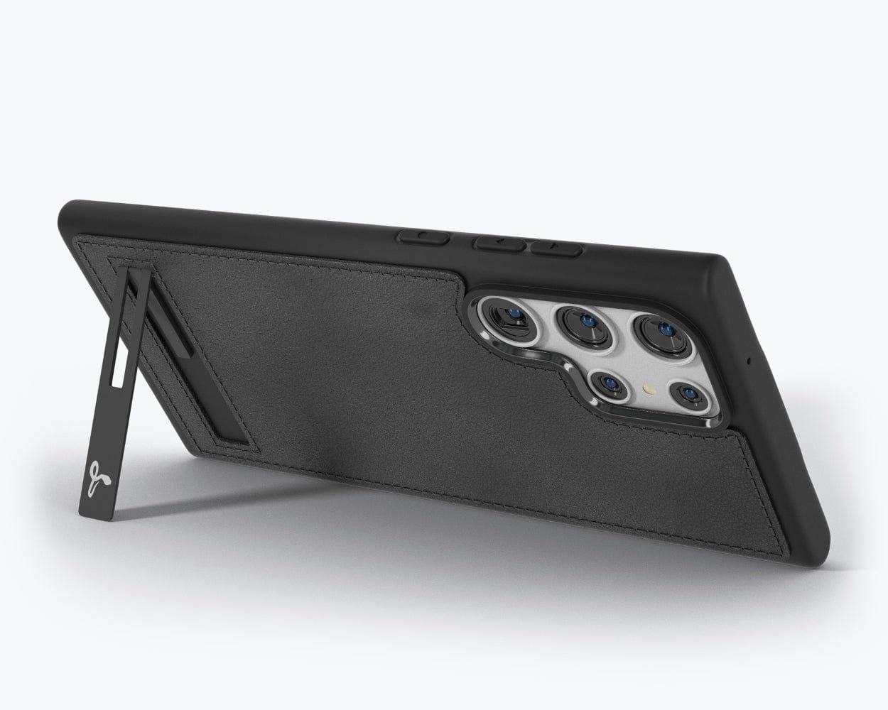 Samsung Galaxy S22 Ultra - Metro Leather Case Pebble Grey Samsung Galaxy S22 Ultra - Snakehive UK