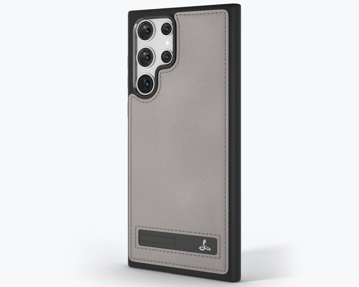 Samsung Galaxy S23 Ultra - Metro Leather Case Pebble Grey Samsung Galaxy S23 Ultra - Snakehive UK